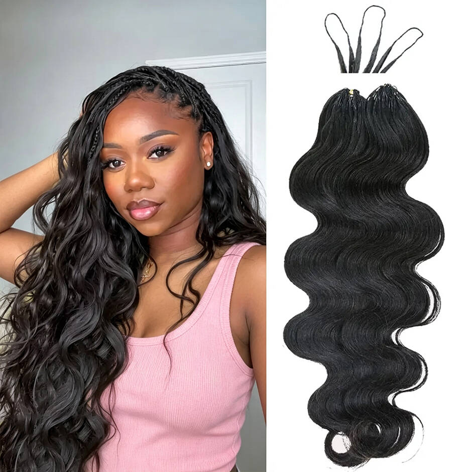Feather Hair Extension - ISEE HAIR Body Wave Feather Crochet