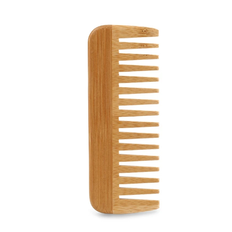 Natural Bamboo Wide Toothed Co - Bamboo Hair Brush review and price