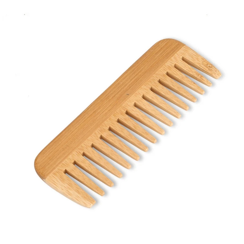 Natural Bamboo Wide Toothed Co - Bamboo Hair Brush review and price