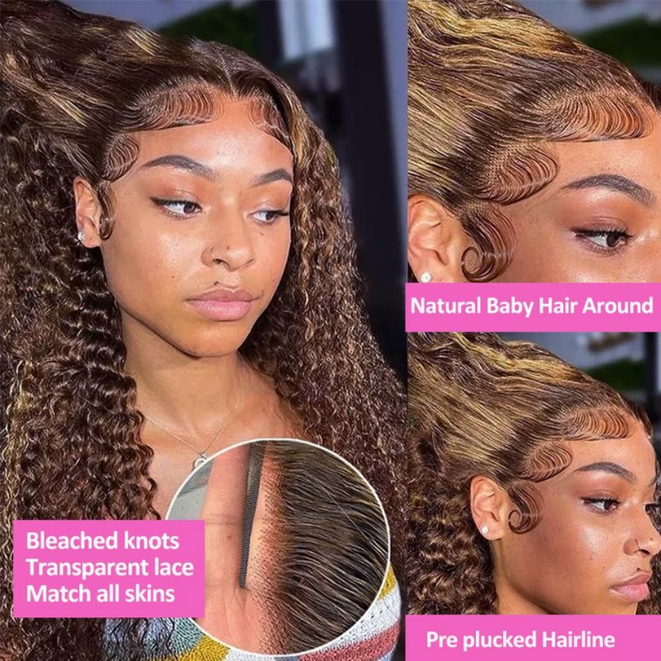 427 Highlight Ombre Wig Human  - Lace Front Wig review and price