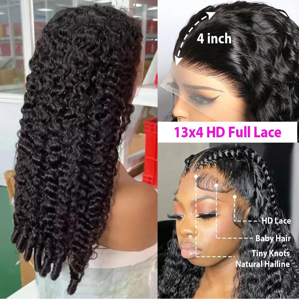 Burmese Curly Wigs Human Hair  - Lace Front Wig review and price