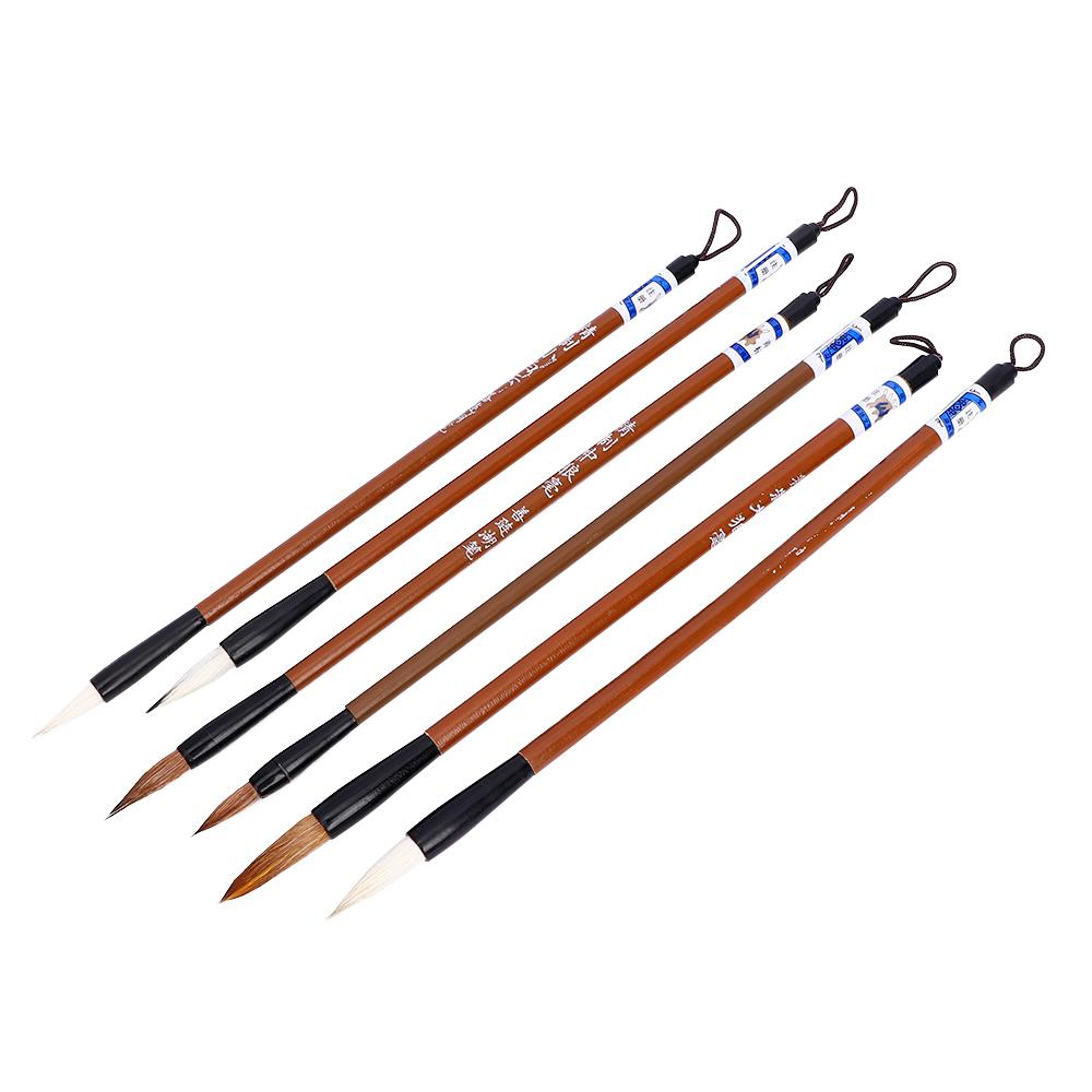 6pcs/Set Painting Brush Bamboo - Bamboo Hair Brush review and price