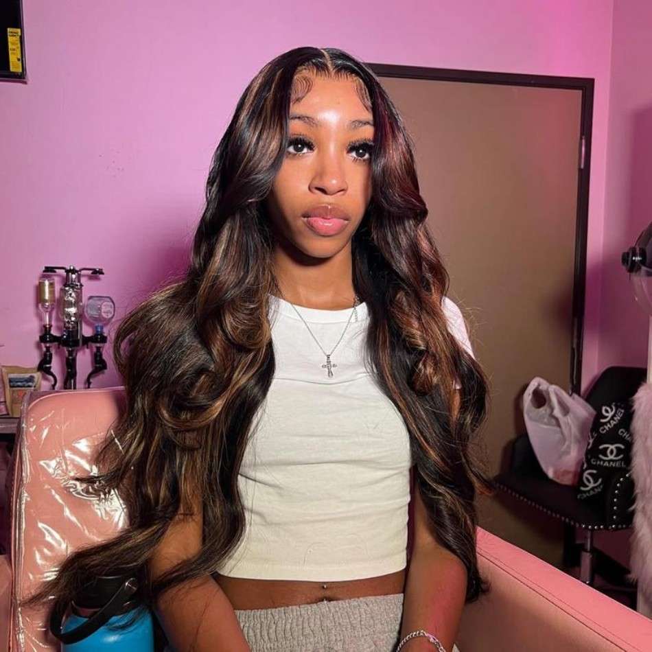 P1B30 Highlight Ombre Body Wav - Lace Front Wig review and price