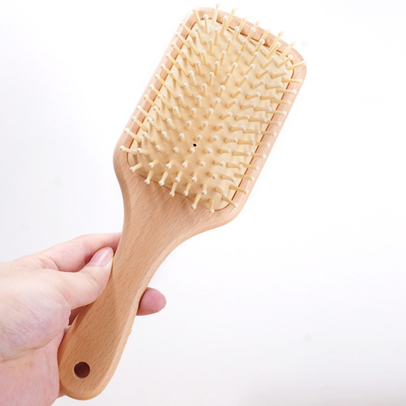 Wood Airbag Comb Professional  - Bamboo Hair Brush review and price