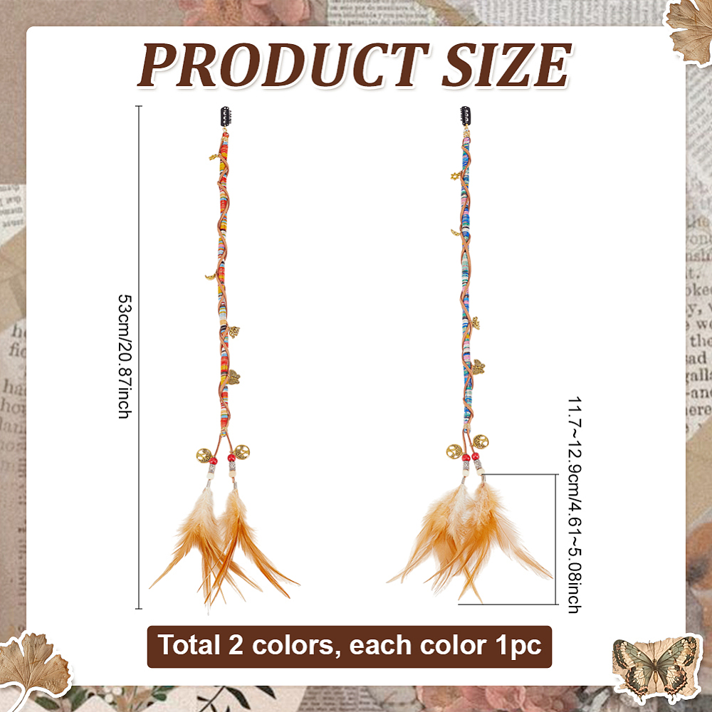 2pcs Feather Hair Extension Cl - Feather Hair Extension review and price