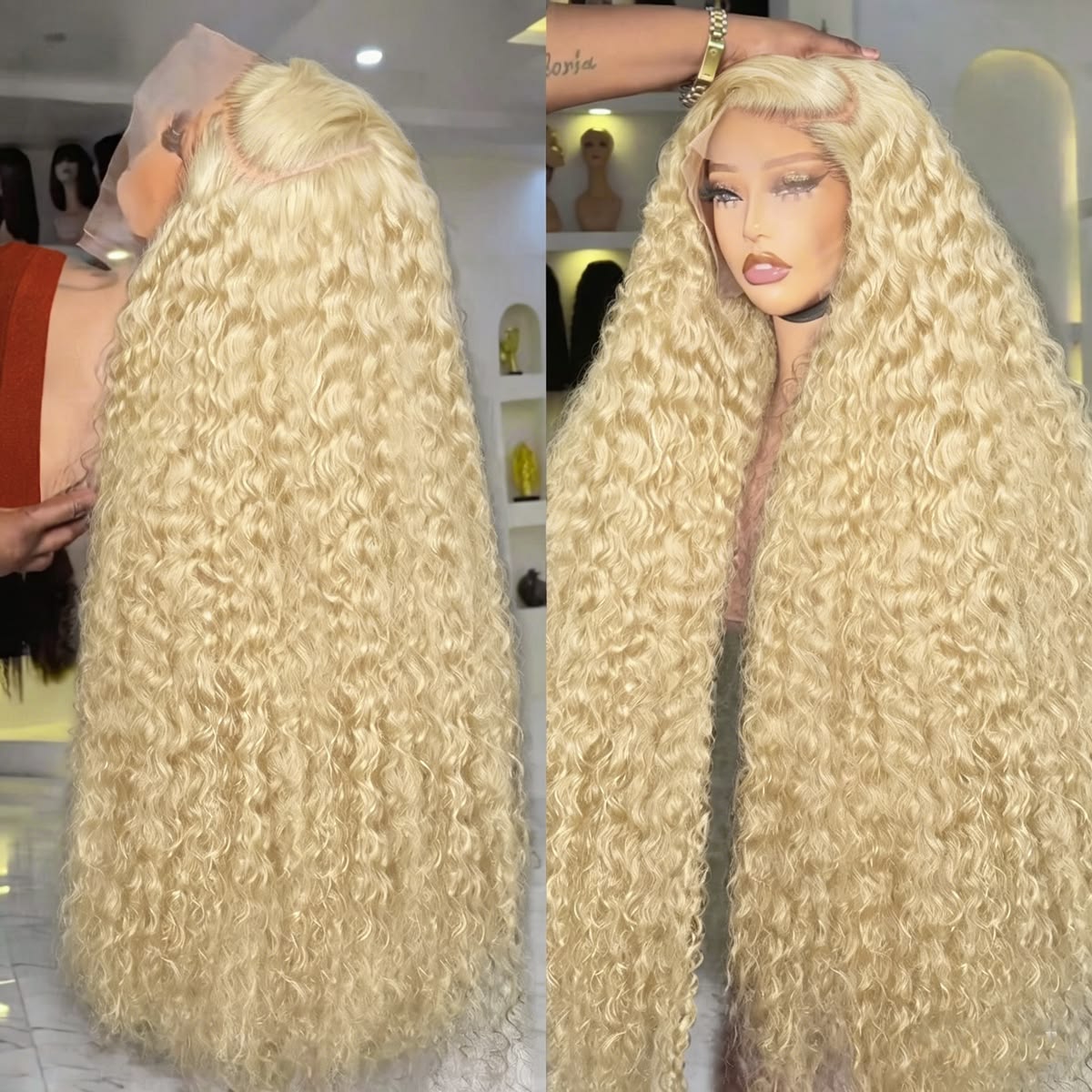 613 Deep Wave Frontal Wig 13x6 - Lace Front Wig review and price