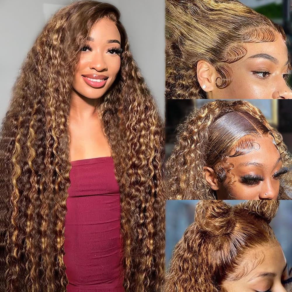 36 Inch Deep Wave P4/27 Highli - Lace Front Wig review and price