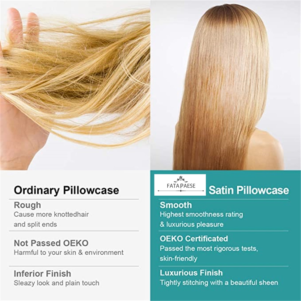 New 100% Silky Satin Pillowcas - Hair Care Hospital review and price
