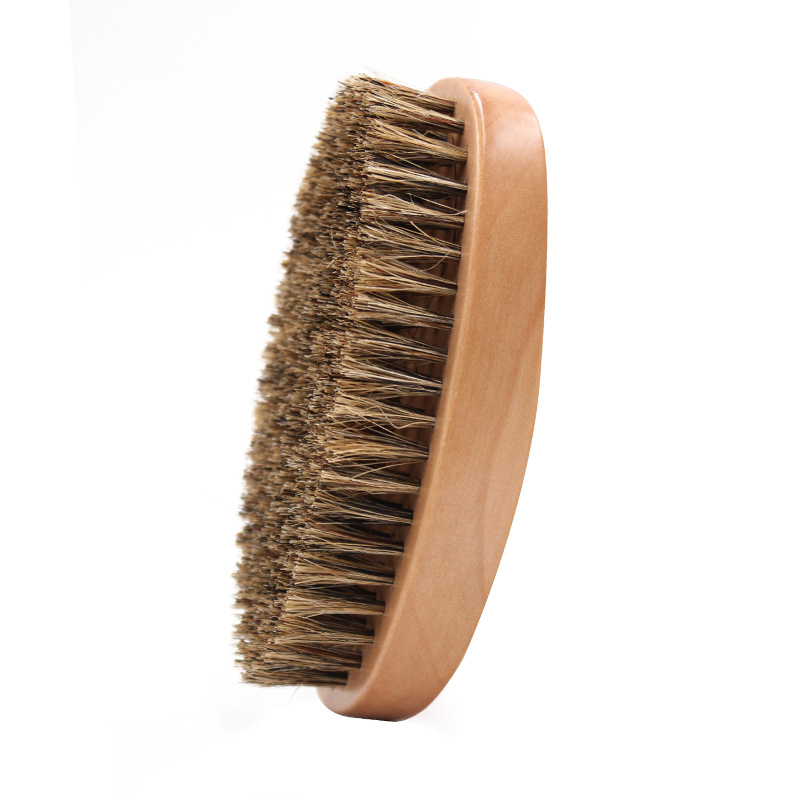 Natural Boar Bristle Beard Bru - Bamboo Hair Brush review and price