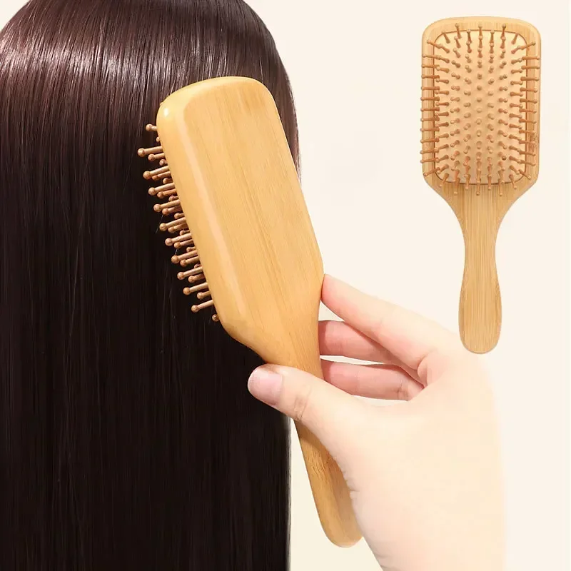 Premium Wooden Bamboo Scalp Ma - Bamboo Hair Brush review and price