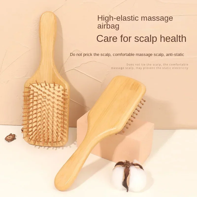 Premium Wooden Bamboo Scalp Ma - Bamboo Hair Brush review and price